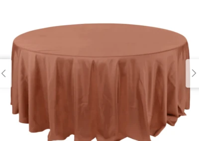 Terracotta table linens